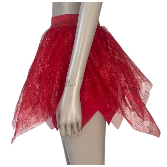 Spirit Halloween Red Devil Flame Tutu - Picture 4 of 12